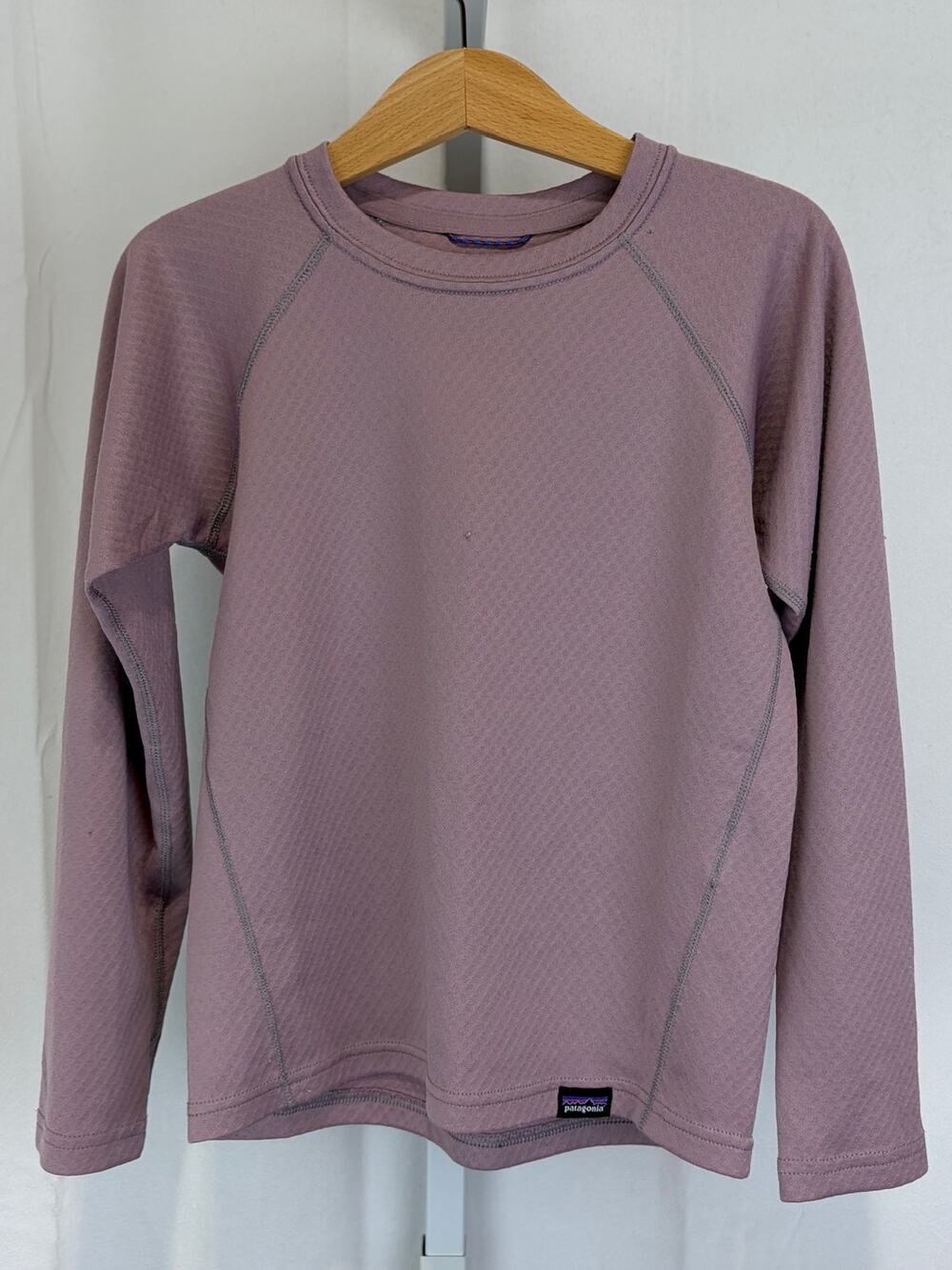PATAGONIA Kids Capilene Midweight Crew Long Sleeve 64755 Baselayer Top Purple XS